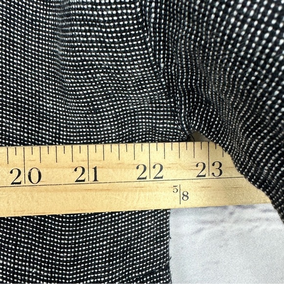 Eileen Fisher Tunic Gray Organic Linen Shift Dress Small Short Sleeve Lagenlook - Picture 10 of 12